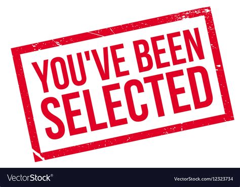 If You Are Selected .